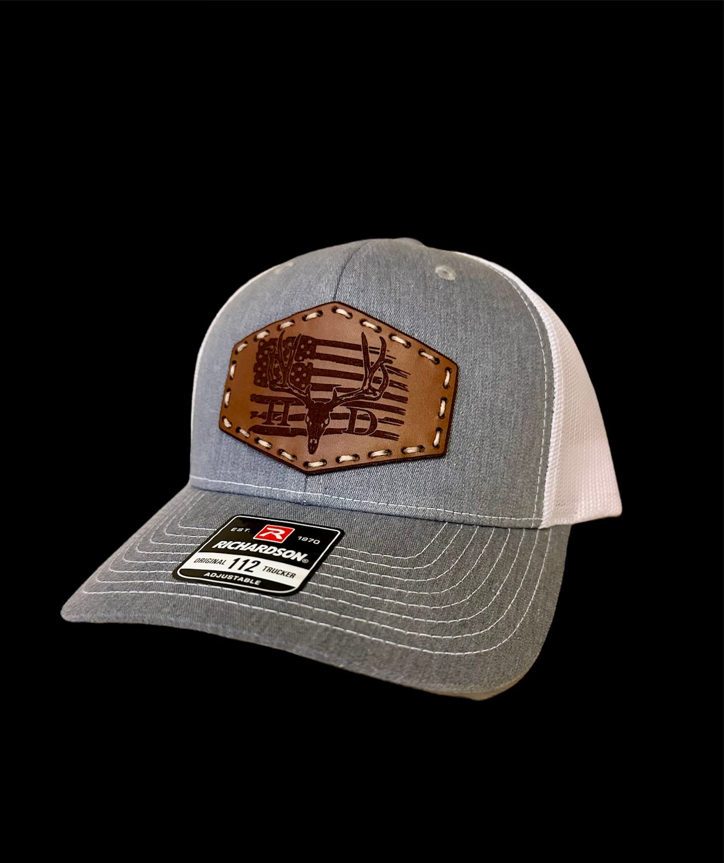 High Desert Flag Rack Leather Hat