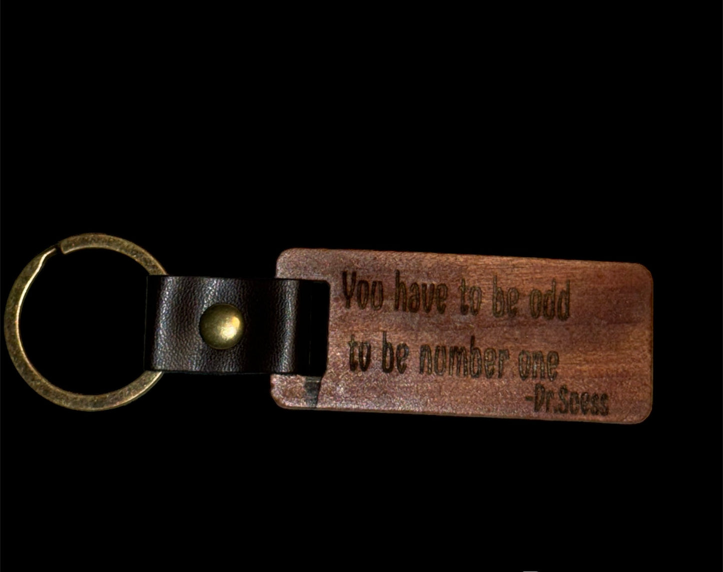 Number One Odd Keychain